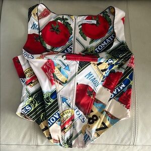 Miaou tomato corset